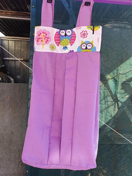 Purple owl nappy stacker