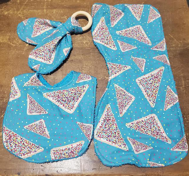Blue fairy bread baby gift pre-made bundle